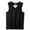 Black, variant on EOYWHK Men Casual Camisoles Solid Thickened High Elastic Warm Underwear Pullover Tops Athletic Workout Tops