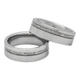 thumbnail image 2 of Meteorite Ring 8mm Comfort Fit Mens Tungsten Wedding Band Thin Strip High Polish (15), 2 of 2