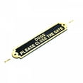 thumbnail image 4 of Renovators Supply Beware of Dog Sign 10.9" x 2.1" Keep Gate Closed Sign Cast Brass Please Close Gate Sign Pack of 2, 4 of 6