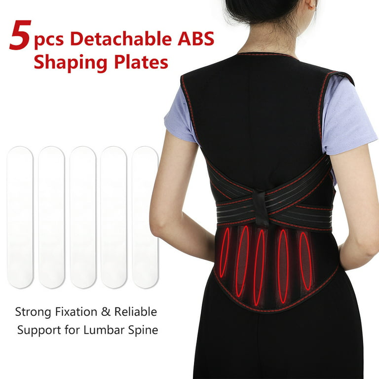 Thoracic Back Brace Posture Corrector- Magnetic Lumbar Back Support  Belt-Back Pain Relief, Improve Thoracic Kyphosis, for Lower and Upper Back  Pain