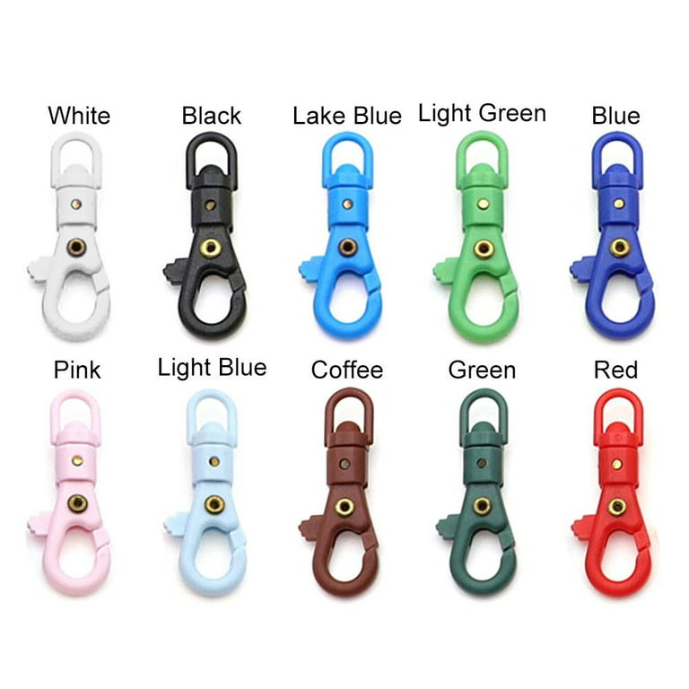 VANZACK 80 Pcs Spring Buckle Tiny Carabiner Climbing Carabiners Metal  Outdoor Carabiners Carabiner Clip Small Backpack Clips EDC Keychain Swivel