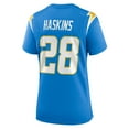thumbnail image 3 of Women's Nike Hassan Haskins  Powder Blue Los Angeles Chargers  Game Jersey, 3 of 7
