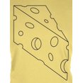 thumbnail image 4 of Halloween Swiss Cheese Food Costume Women's Juniors Soft T Shirt, 4 of 5