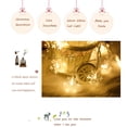 thumbnail image 4 of Yoyauz Christmas Decor Snowflake/Star String Lights, 20/10/5 FT 40 LED Battery Operated Twinkle Lights Warm White Cute Hanging Fairy Light for Bedroom Room Home Indoor Outdoor Xmas Tree Decorations, 4 of 8