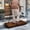 Dark Brown, variant on Outdoor Steps 3.5'' Height, Wooden Step Platform 35” Length, Step Stool with Non Slip Pads, Step for Outside, Wooden Platform for Bathroom, Kitchen, Bed(Dark Brown)
