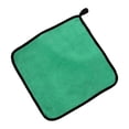 thumbnail image 3 of Absorbent Coral Fleece Cleaning Towels Thick Microfiber Lint Free Reusable Dish Cloths Rags for Kitchen Car Home, 3 of 9
