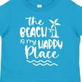 thumbnail image 4 of Inktastic Spring Break the Beach is My Happy Place Boys or Girls Toddler T-Shirt, 4 of 5