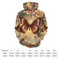 thumbnail image 2 of Enchanting Butterfly Hoodies Oversized Hoodie Couple Long Sleeve Cute Graphic Casual Hooded Sweatshirts, 2 of 5