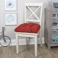 thumbnail image 3 of Gripper Non-Slip 17" x 17" Polar Chenille Tufted Universal Chair Cushions, Set of 2, 3 of 5