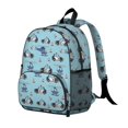 thumbnail image 2 of Police and Helicopter Blue Pattern Backpack for School, Cute School Bag with Adjustable Shoulder Straps and Padded Back, 13.8"x11.4"x6", 2 of 5