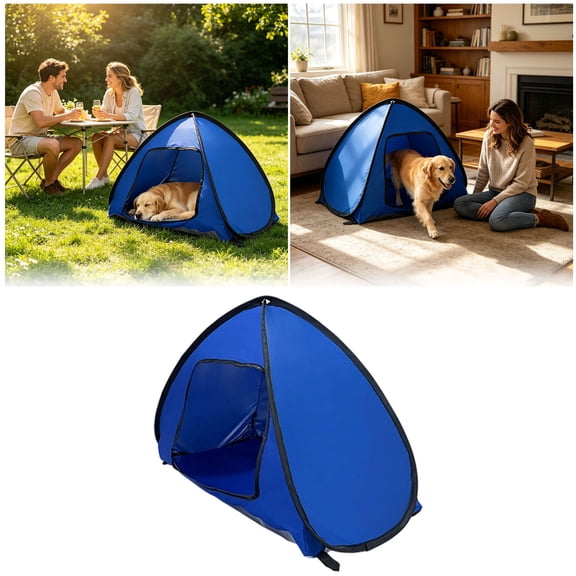 Outdoor Pet Automatic Camping Tent, Pop Up Cave Bed for Outdoor Cats and Small Dogs, Portable Cat House Dog House,Dog Tent Shelter, Foldable Pet House, Waterproof Shade Canopy Happy 2026!