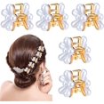 thumbnail image 2 of Jinsinto 10 Pcs Petite Perle Pinces à Cheveux pour la Conception de Cheveux, 2 of 5