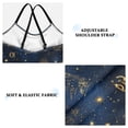 thumbnail image 4 of Girls' One-piece Swimsuit Cross Back Bathing Suit Beach Surfing Sizes 3T-10T Twinkling Stars and Constellations, 4 of 9