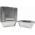 thumbnail image 1 of Cartney Canada 4" x 5" Heavy Duty Rectangular Aluminum Foil Pan Food Containers (25), 1 of 7