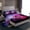 Pink Purple Black, variant on Castle Fairy Kids Boys Girls Gradient Universe Galaxy Twin Sheet Sets 3pcs,Starry Sky Twin Fitted Sheet Microfiber,Outer Space Cosmos Breathable Flat Sheet,Luxury Bedroom Decor