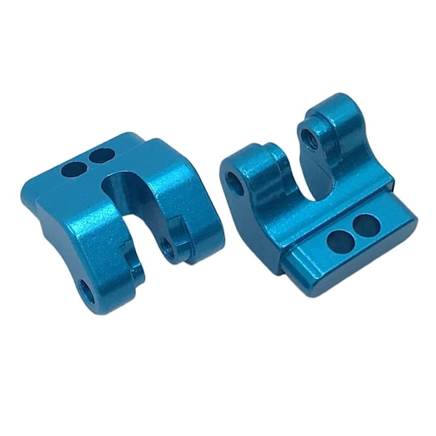 2Pieces 1:12 Control Remoto RC Coche Tronco Amortiguador Trasero Pieza De Repuesto Azul Sunnimix Soporte de choque trasero delantero RC