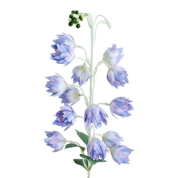 Artificial Bluebell Silk Flower Outdoors Fake Plants Faux Plastic Flower for Home Office Decoration, Dining Table Centerpiece(Pink)