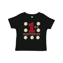 Inktastic First Birthday Baseball Boys Baby T-Shirt