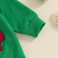 thumbnail image 5 of Toddler Baby Girl Boy Christmas Outfit Gingerbread Man Sweatshirt Long Sleeve Sweater Shirt Pullover Top Fall Winter Holiday Clothes, 5 of 8