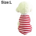 thumbnail image 2 of Paquete de 2 ropa para perros, chaleco a rayas para mascotas, vestido de verano para mascotas, chaleco transpirable para mascotas MFZFUKR l, 2 of 5