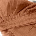thumbnail image 2 of QLEICOM Womens Athletic Shorts, Plus Size Shorts, Fashion Lace Plus Size Rope Tie Shorts Yoga Sport Pants Leggings Yoga Shorts, Running Shorts, Comfy Beach Shorts, Cycling Shorts Khaki S, 2 of 4