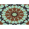 thumbnail image 1 of Ahgly Company Indoor Rectangle Patterned Blood Red Brown Area Rugs, 3' x 5', 1 of 6