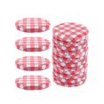 thumbnail image 1 of Jam Jars With Wide Mouth Screw Lids Metal Bottle Cap For Normal Jars 6.5 X 6.5 Cm 40, 1 of 5