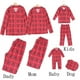 thumbnail image 2 of Pijamas familiares a juego de Navidad de algodón a cuadros para madre, padre, bebé, niños y perro, ropa familiar a juego, 2 of 5
