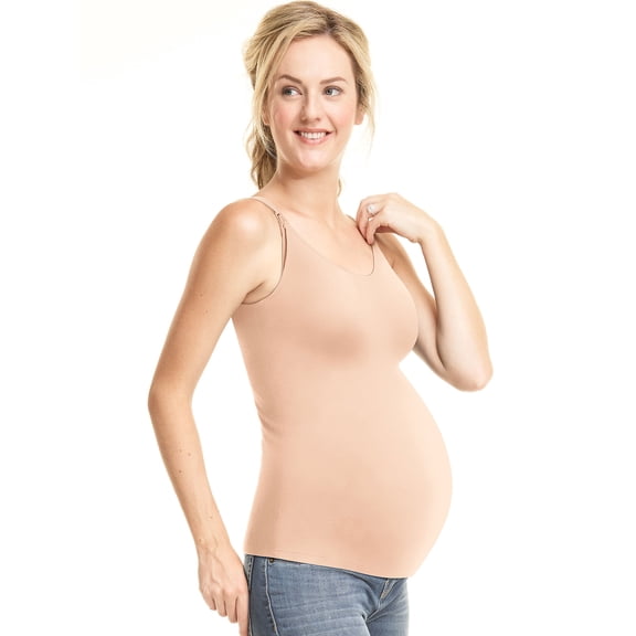 Playtex Nursing Wirefree Cami with Built-in Shelf Bra Blush XL Women's