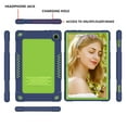 thumbnail image 3 of Mignova pour Walmart Onn 11.6 Pro Case, Étui de Protection Hybride Robuste Résistant aux Chutes et aux Chocs, Convivial pour Enfants, pour Walmart Onn 11.6 Pro (Modèle : 100043279) Tablette 11.6 Pouces (Marine/vert), 3 of 6