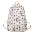 thumbnail image 2 of TanGnanna Bow Backpack,Preppy Girly Daypack for For Teen Girls Back to School, College Bookbag & Small Makeup Bag, Lightweight Nylon Casual Travel Backpack, 2 of 4