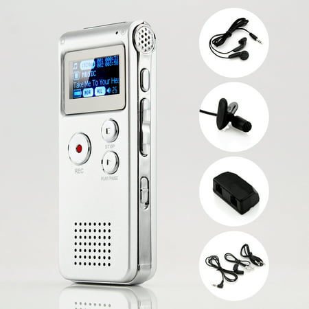 8GB Digital Voice Recorder Rechargeable 650Hr Dictaphone Telephone Portable MP3