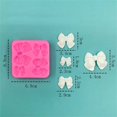 thumbnail image 4 of Bow Sunflower Silicone Fondant Mold, Food Grade Non-Stick Baking Mold, Reusable DIY Mold for Chocolate Cake Decor Resin Craft Home Kitchen Baking, 4 of 8