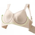 thumbnail image 5 of Paiwinds Women's Wireless Bras Sling Seamless with Removable Pads Full Coverage Lift & Support Everyday Bra Solid Color, 5 of 9