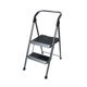 thumbnail image 1 of Escalera Taburete Acero 2 Peldaños Tipo I 113Kg Negra Werner S322B-4, 1 of 2
