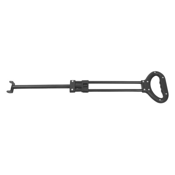 FOMIYES Mango Telescópico Negro Plegable Con Agarre Ergonómico Y Resistente Para Camping