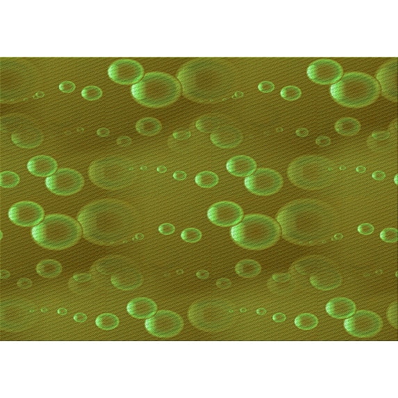 Ahgly Company Machine Washable Indoor Rectangle Transitional Dark Bronze Brown Area Rugs, 5' x 7'