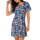 thumbnail image 2 of Fotbe Cute Popcorn Bata de Dormir para Mujer con Estampado, Camisón de Algodón de Manga Corta, Ropa de Dormir Casual, 2 of 6