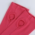 thumbnail image 5 of UoCefik Long Sleeve Ribbed Thumbhole Bodycon Tummy Control Zip Front One Piece Full Bodysuit Hot Pink XL, 5 of 6