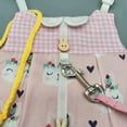 thumbnail image 4 of Visland Rabbit Vest Harness and Leash Set Small Animal Adjustable Soft Harness Clothes for Bunny Rabbit Kitten Small Animal Walking, 4 of 6