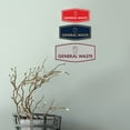 thumbnail image 5 of Fancy General Waste Sign (Blue) - Large, 5 of 5