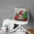 thumbnail image 5 of Merry Christmas Christmas Tree Red Car Decorative Pillows Christmas Tree Red Car Couch Pillow Covers 18 X 18 Set Of 4, Farmhouse Linen Study Sofa Cushion Cover, 5 of 5