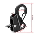 thumbnail image 5 of Boat Anchor Hook Sliding Hook,Stainless Steel Easy to Use Knotless Anchor System with Quick Release for 3/8" Rope Jet Skis Pontoon （black）, 5 of 5