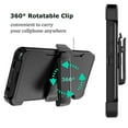 thumbnail image 3 of Tiflook for Moto G Stylus 2024 5G with [Built-in Screen Protector] Holster Locking Belt Clip [Military Grade 12FT Drop Tested] Full Body Carrying Kickstand Cover - Black, 3 of 6