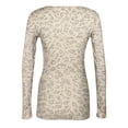 thumbnail image 5 of 2026 Long Sleeve Leopard Shirts for Women Crew Neck Tops for Everyday Wear, 2XL, 5 of 6