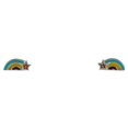 thumbnail image 1 of Sterling Silver Rainbow Earrings, 1 of 1