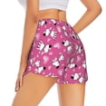 thumbnail image 3 of Goofa Love Dog Printed Women 2 in 1 Running Shorts,Quick Dry Athletic Workout Shorts,High Waisted Athletic Shorts with Liner Pockets-Large, 3 of 9