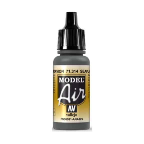 Vallejo 71314 Model Air Seaplane Gray Acrylic Paint 17ml