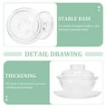 thumbnail image 4 of 1 Set of Glass Dessert Bowl Decorative Food Serving Bowl Delicate Bowl with Lid, 4 of 7