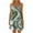 Army Green, variant on Azrian Summer Dresses Women Plus Size CasualPrinted Round-Neck Short Sleeve Loose Knee-Length Dres